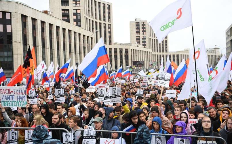 Protivladni protesti v Moskvi