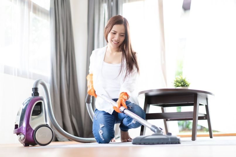 čiščenje dnevne sobe