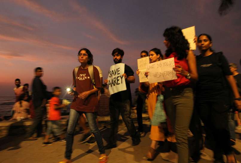 protesti, aarey, gozd