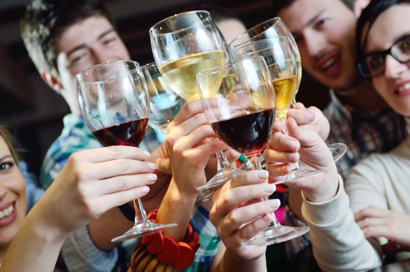 alkoholizem vino zdravica pf