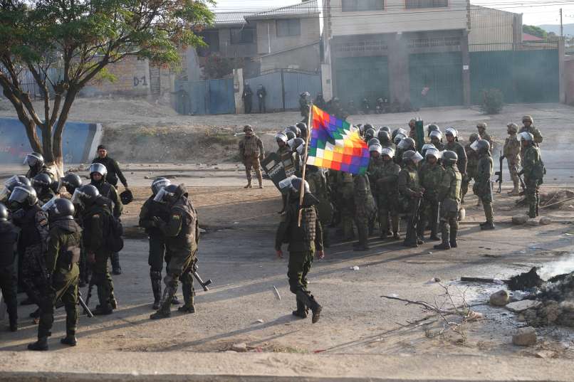 spopadi, bolivija