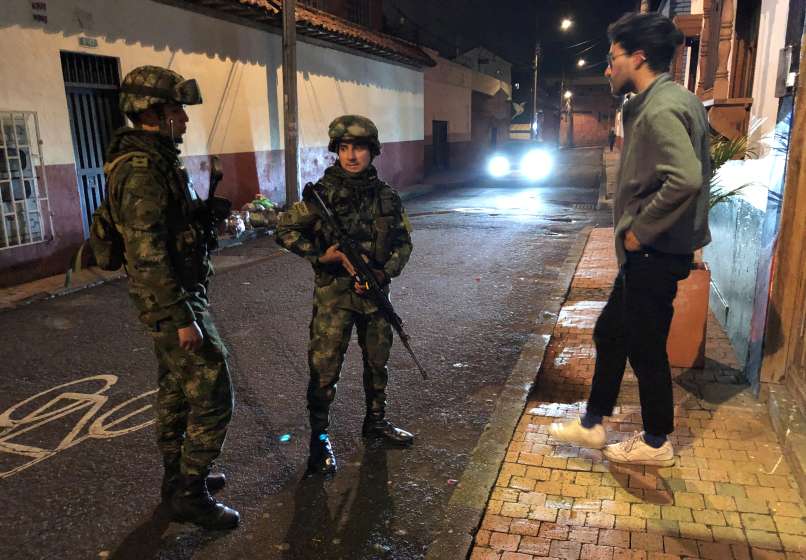 bogota, vojska, policijska ura