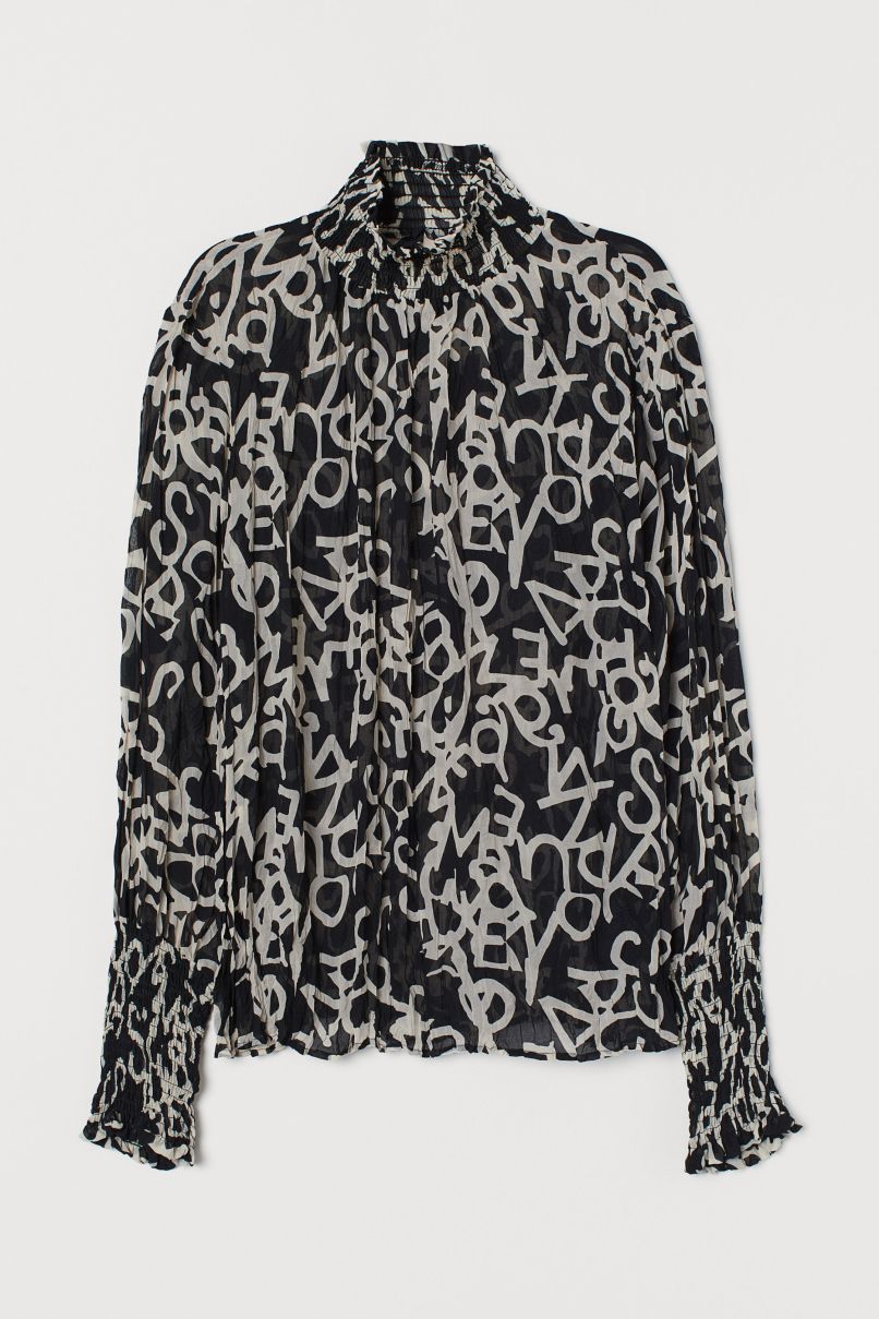 hm bluza šifon 35