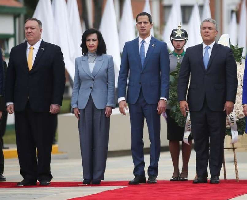 juan guaido, mike pompeo, ivan duque,