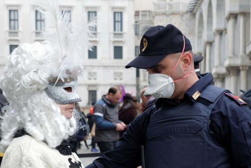 benetke, karneval, koronavirus
