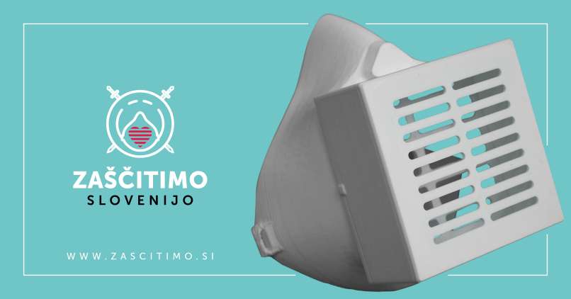 Na voljo je odprtokoden format za model 3D maske Gladius Friends - Zaščitimo Slovenijo