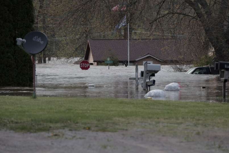 michigan, jez, poplave