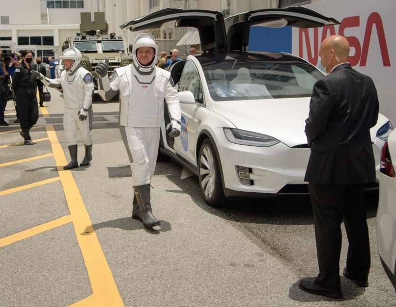 astronavta, space x