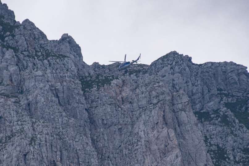 helikopter, reševanje, batognica