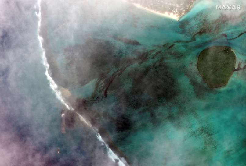 mauritius, brodolom, nafta