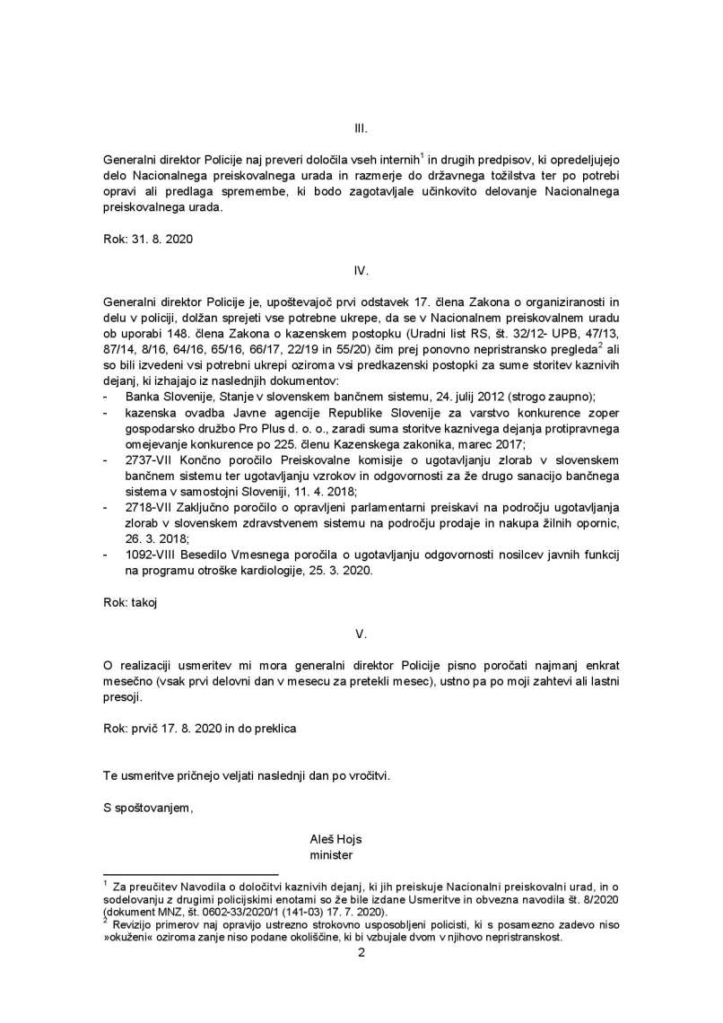 aleš-hojs, navodila