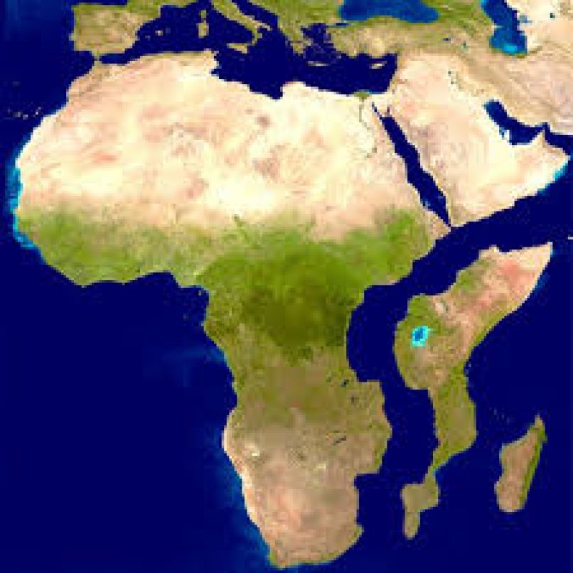 afrika, razpad, tektonika