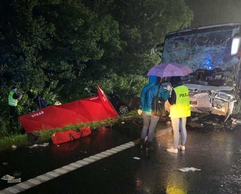 prometna nesreča, poljska, glivice