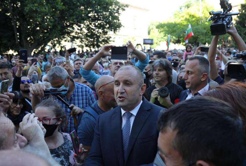 rumen radev, protesti
