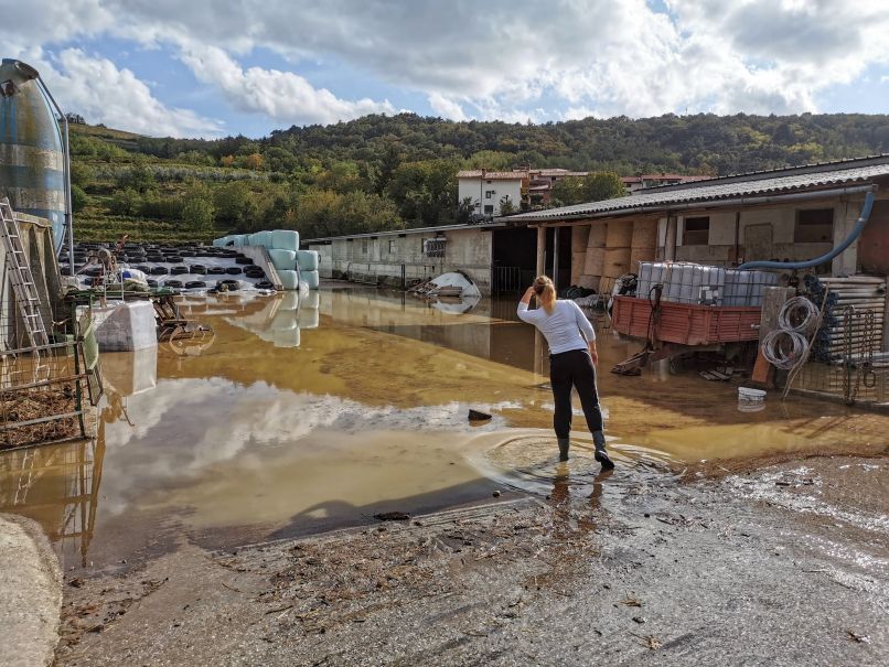 posledice neurij na goršikem, severna primorska, štab, poplava, padavine