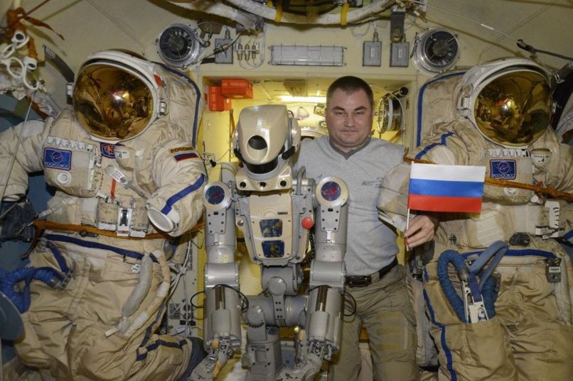 fedor, iss, robot