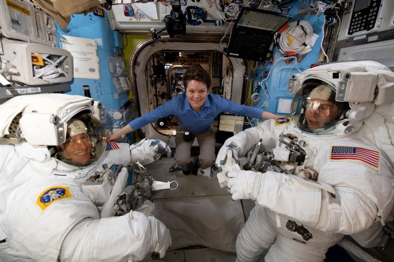 iss, astronavti