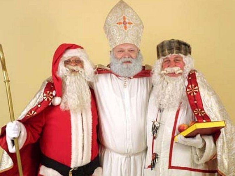 Trije dobri decemberski možje - Božiček, Miklavž in Dedek Mraz