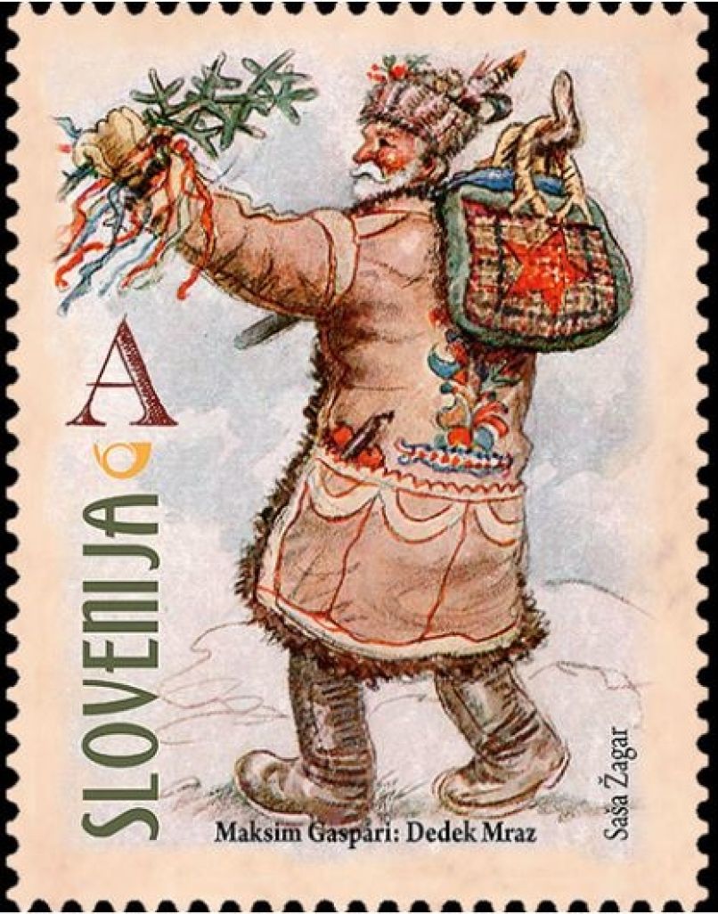 Dedek Mraz Maksim Gaspari znamka