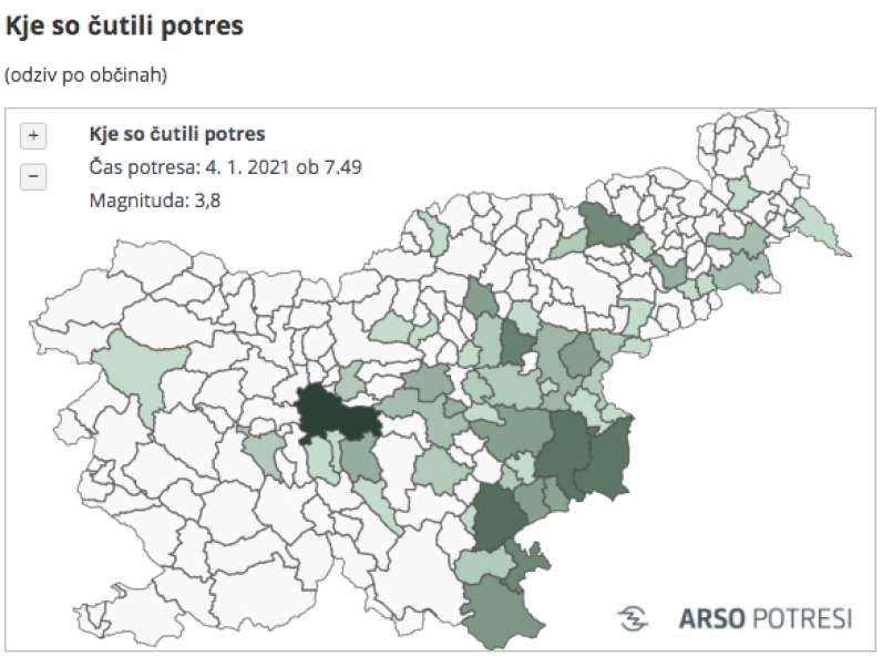 potres, petrinja, slovenija