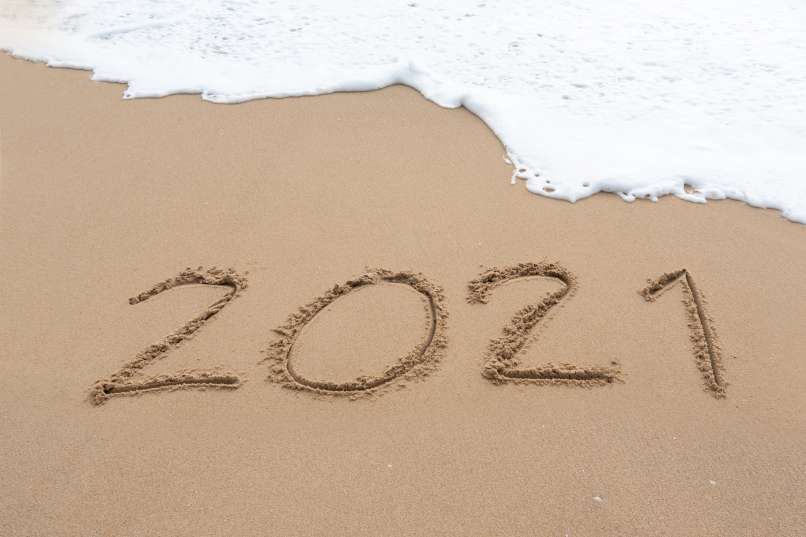 2021, novo leto, morje