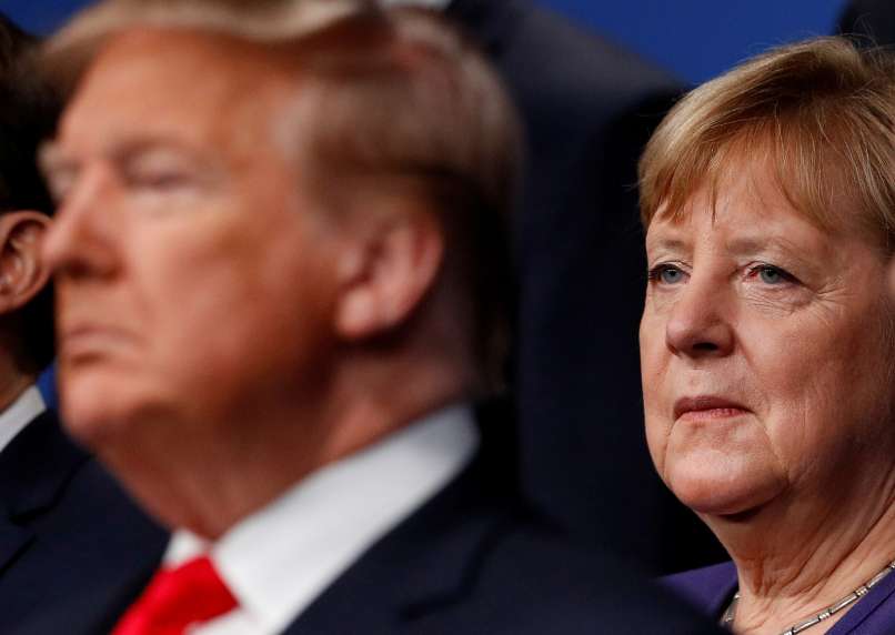angela merkel, donald trump
