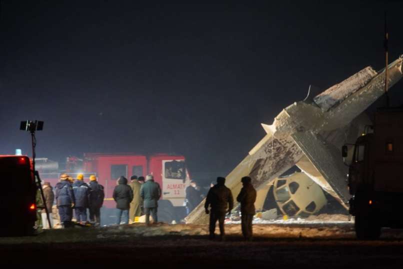 an-27, almati, strmoglavljenje, kazahstan