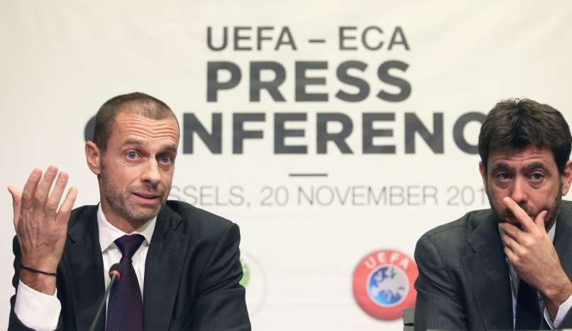 aleksander čeferin, andrea agnelli