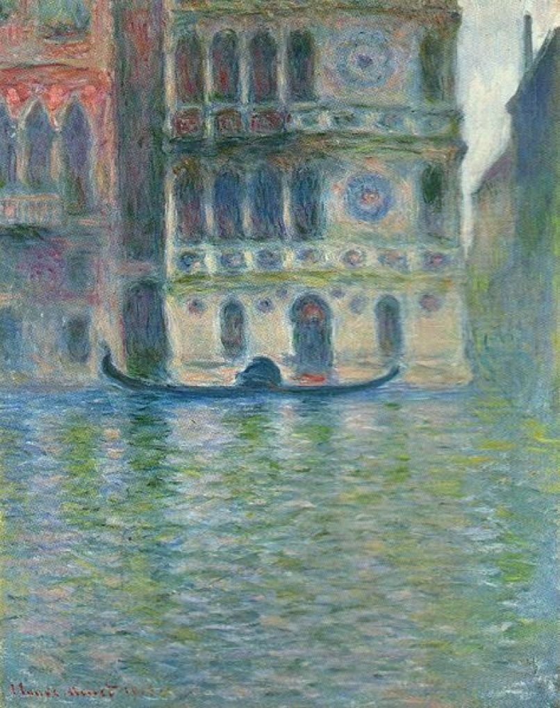 Palazzo Dario kot jo je upodobil Claude Monet 1908 Wikipedia