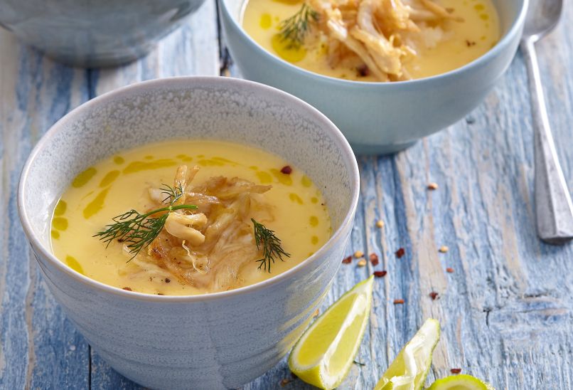 Grška piščančja juha avgolemono