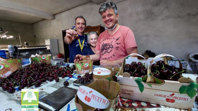 Alberto in Giusseppe Rosso s češnjo rekorderko ansa it