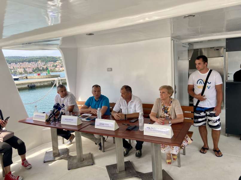 mag. Aleksander Valentin, Mitja Vatovec, Arturo Steffe in mag