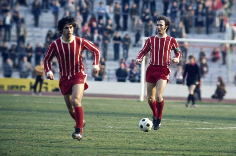 gerd muller. franz beckenbauer