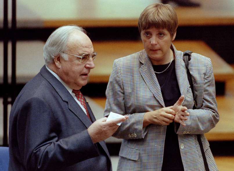kohl, angela merkel