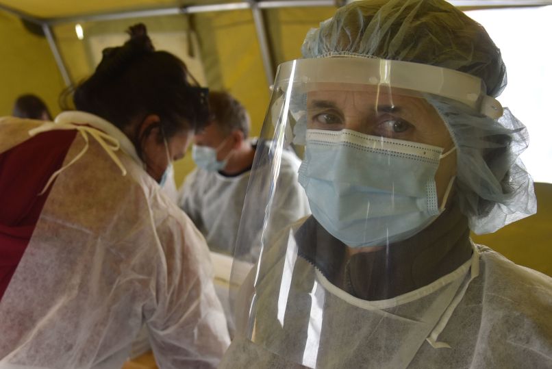 hitri test, koronavirus, epidemija