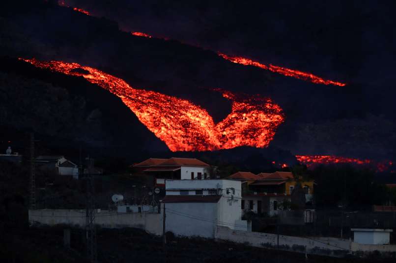 Španija, vulkan, lava