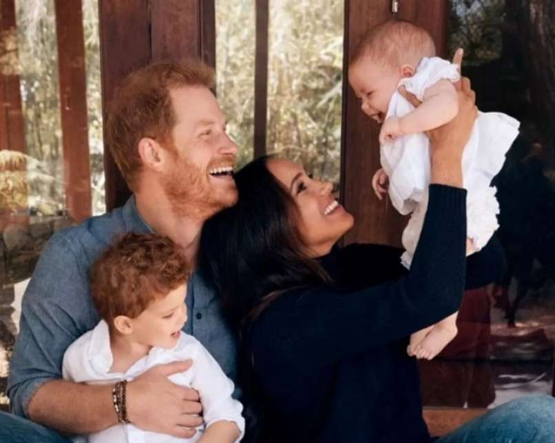 princ harry, meghan markle, archie, lilibet