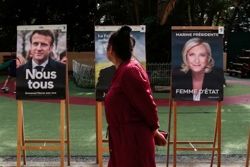 Emmanuel Macron, marine le pen