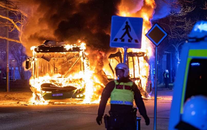 malmoe, paludan, protest