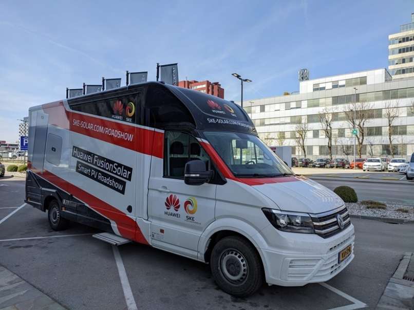 Predstavitveno vozilo Huawei SOLAR Roadshow