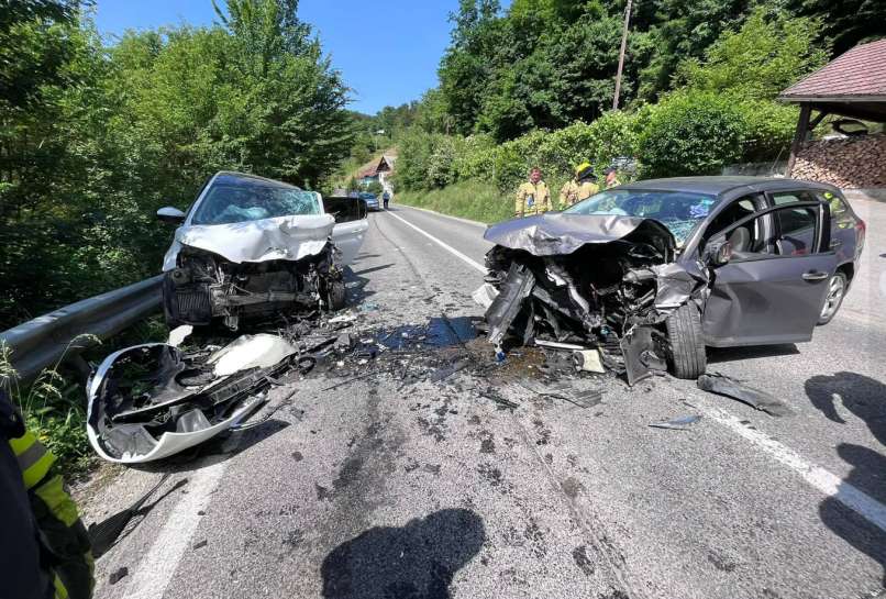 udmat, prometna nesreča
