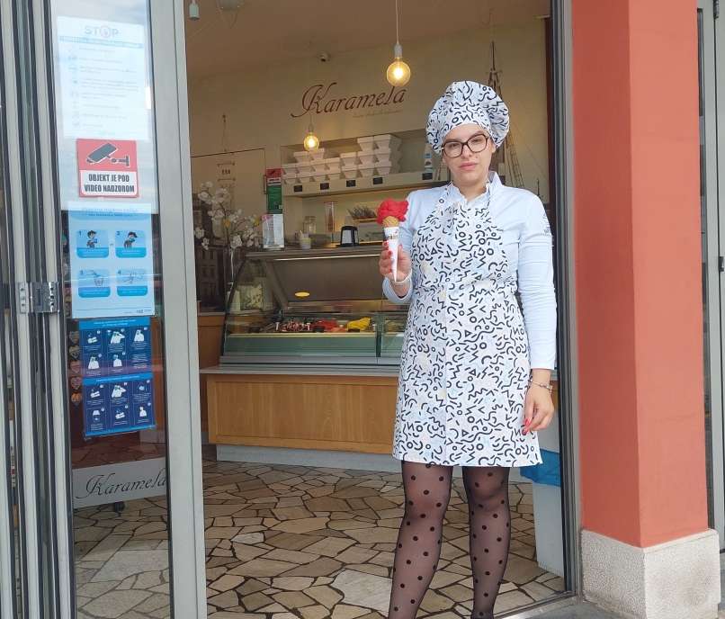 sladoled, slaščičarna-karamela