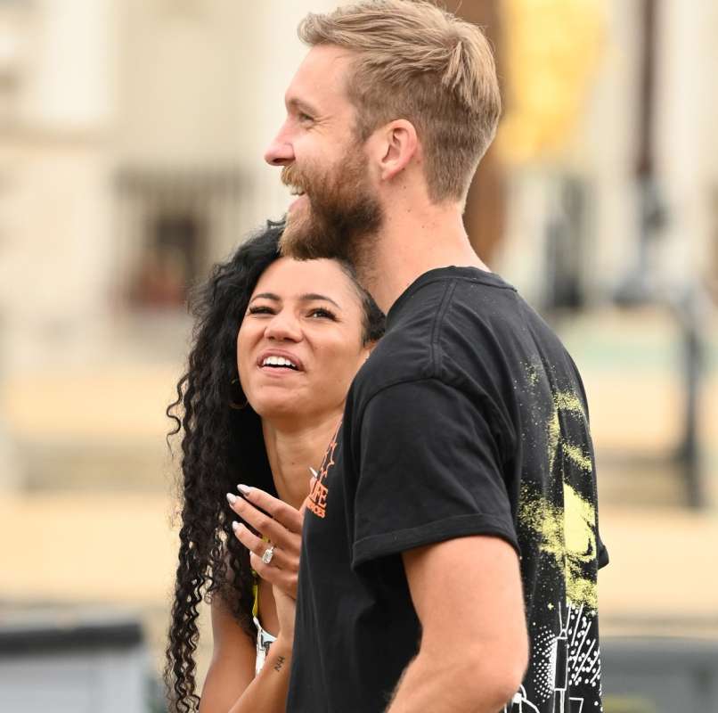 Vick Hope, Calvin Harris