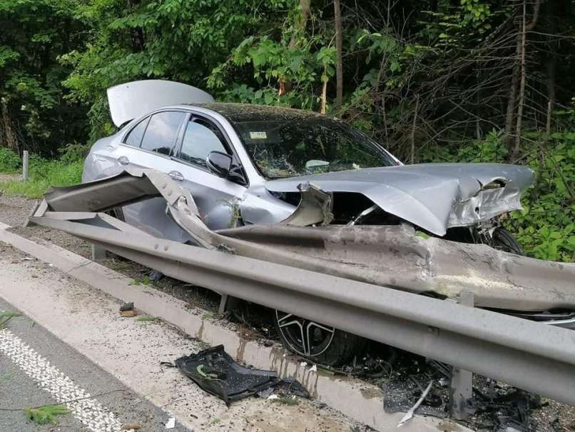 prometna nesreča, logatec