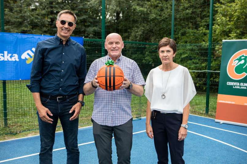 Od leve Davor Užbinec, France Rogelj, Mojca Osolnik Videmšek