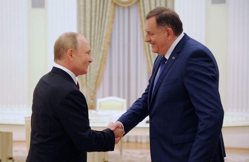 milorad dodik, vladimir putin
