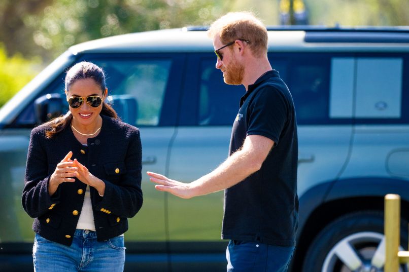 Harry in Meghan