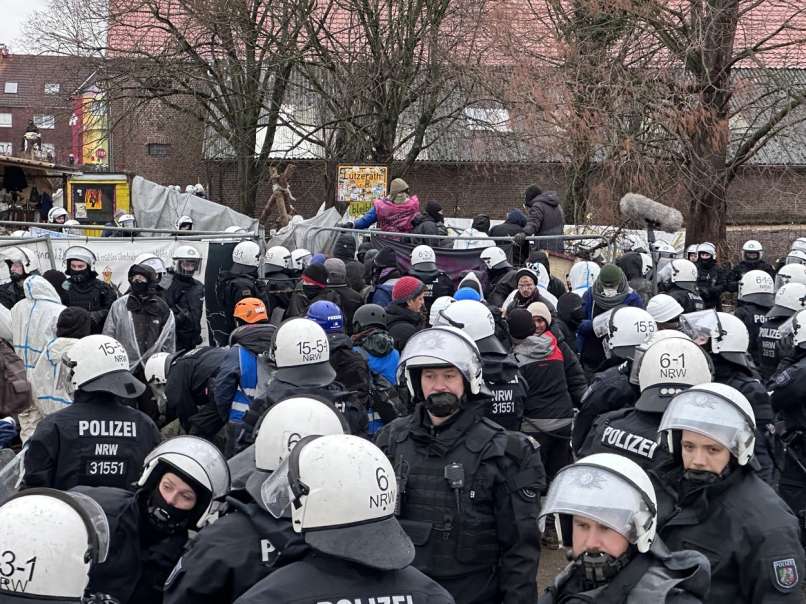 lützerath, premogovnik, podnebni-aktivisti