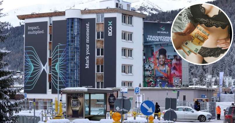 Spremljevalke, Davos