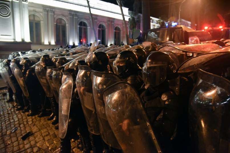 protest, tbilisi, gruzija